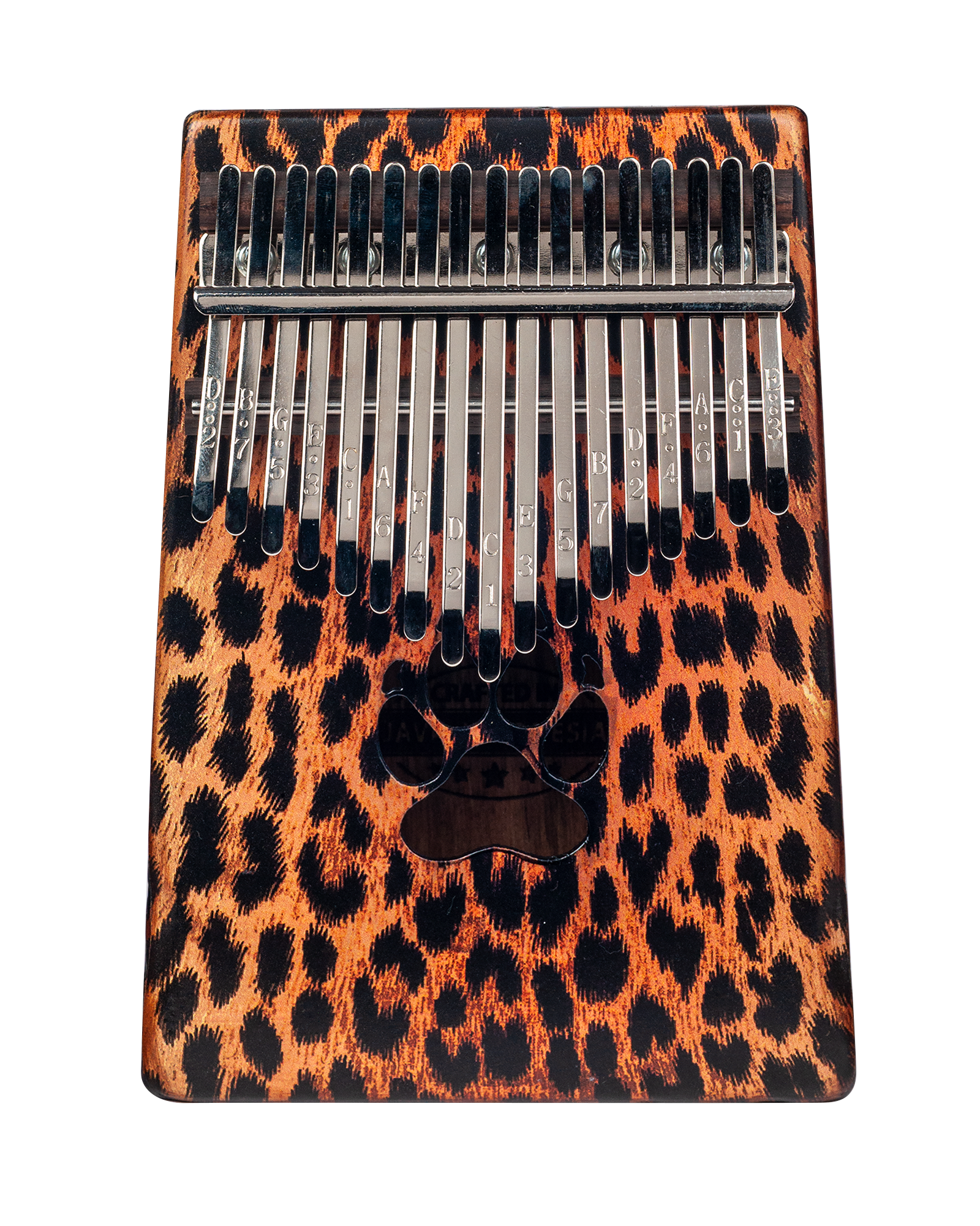 Mahalo | MKA17CH | Cheetah | 17 Key Kalimba Mahalo | MKA17CH | Cheetah | 17 Key Kalimba